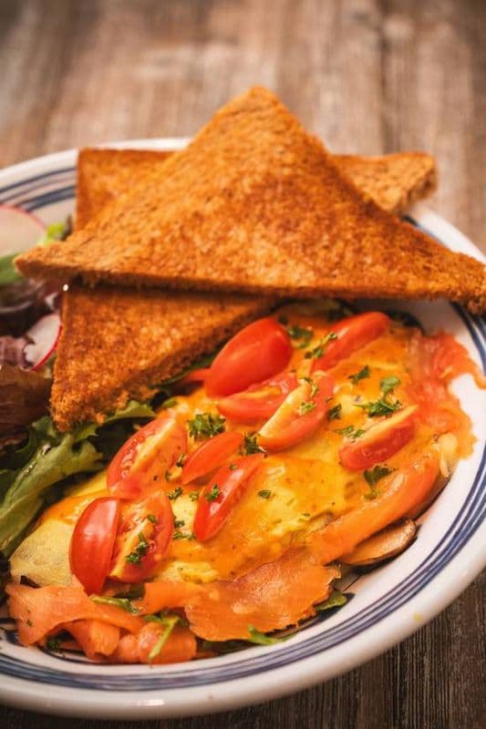 Smoked Salmon Omelette