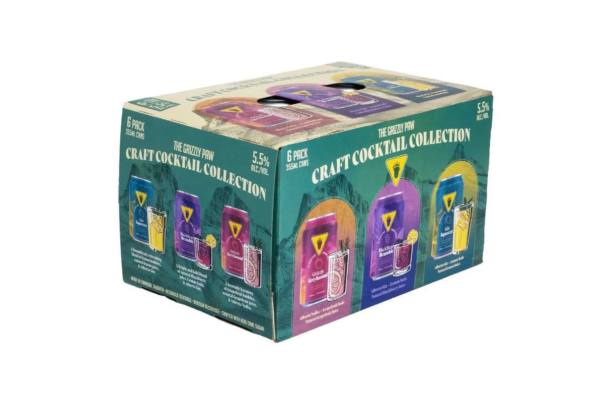 119062. GRIZZLY PAW CRAFT COCKTAIL COLLECTION (6 x 355ML (CANS))