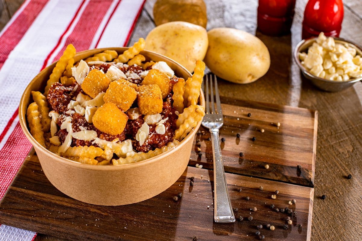 Petite Poutine Italienne Parmesan