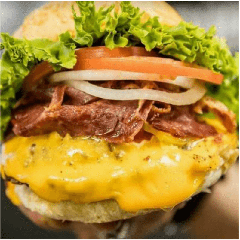 Cheesey Lucy Burger