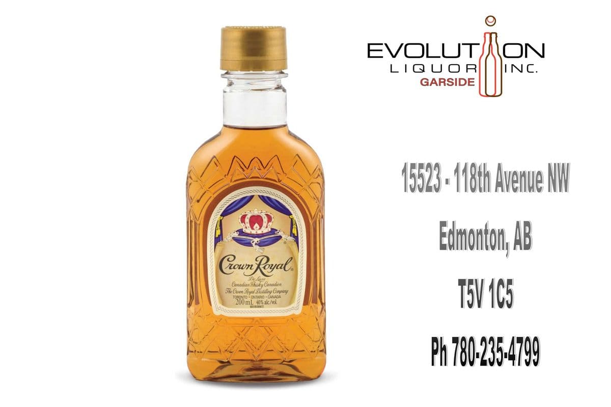 Crown Royal Canadian Whisky 0200P (1 x 200ml Plastic Bottle)