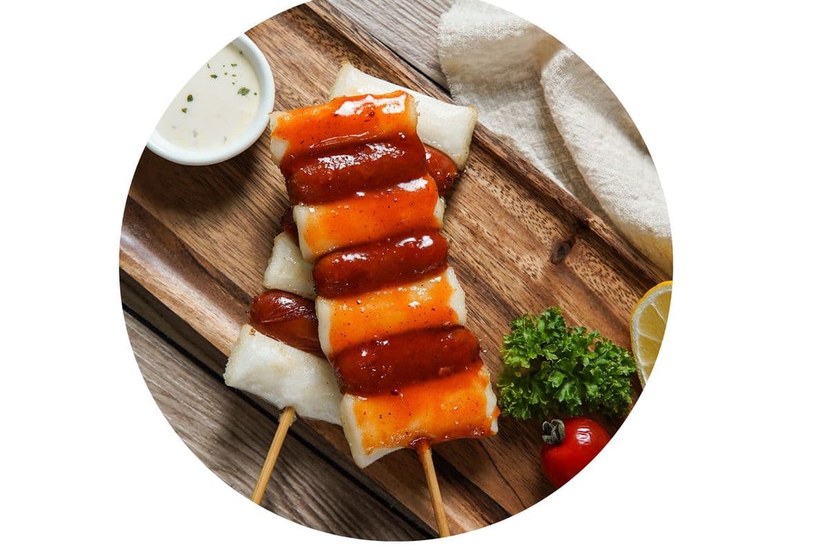 So Teton- So Tteok (3 Skewers)