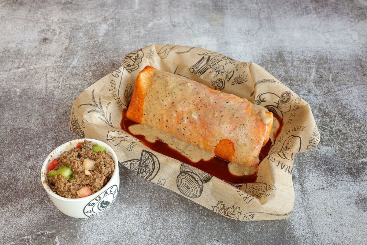 Ground Beef Enchilada Combo