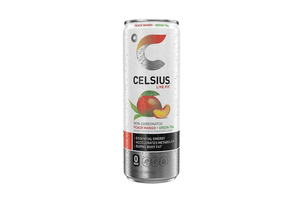 Celsius Peach Mango Green Tea