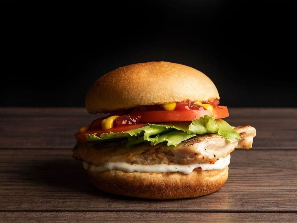 Grilled Chicken Burger & Side