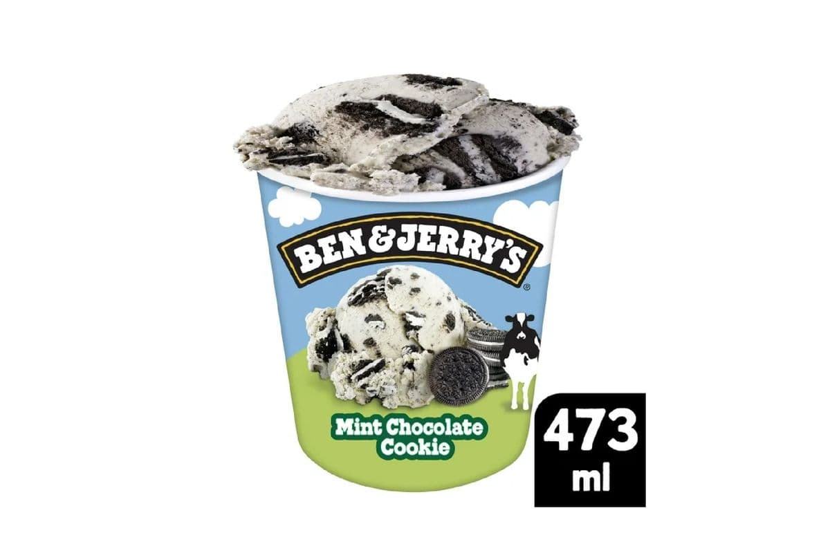Ben & Jerry's Mint Chocolate Cookie Ice Cream (473 ml)