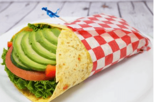 Avocado Veggie Wrap