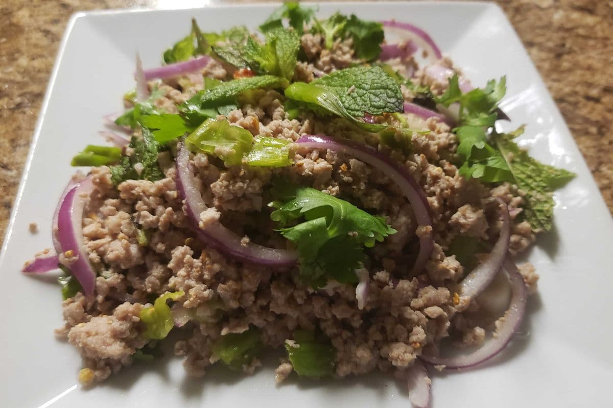 23.Lap Moo (Pork Salad)