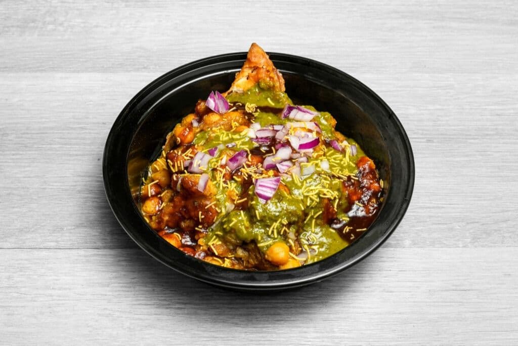 6. Samosa Chaat