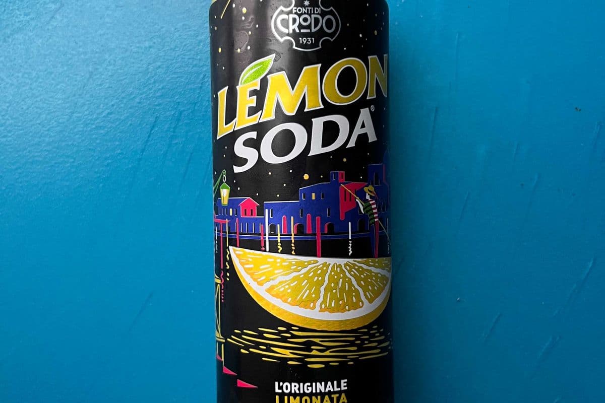 Italian Imported Lemon Soda