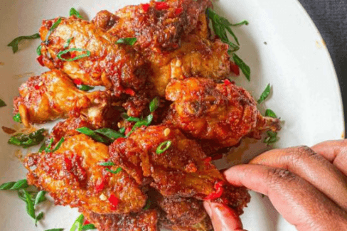 Chicken Manchurian Wings (4pcs)