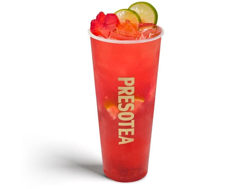 Limonade verte aux fraises / Strawberry Lime Crush Tea