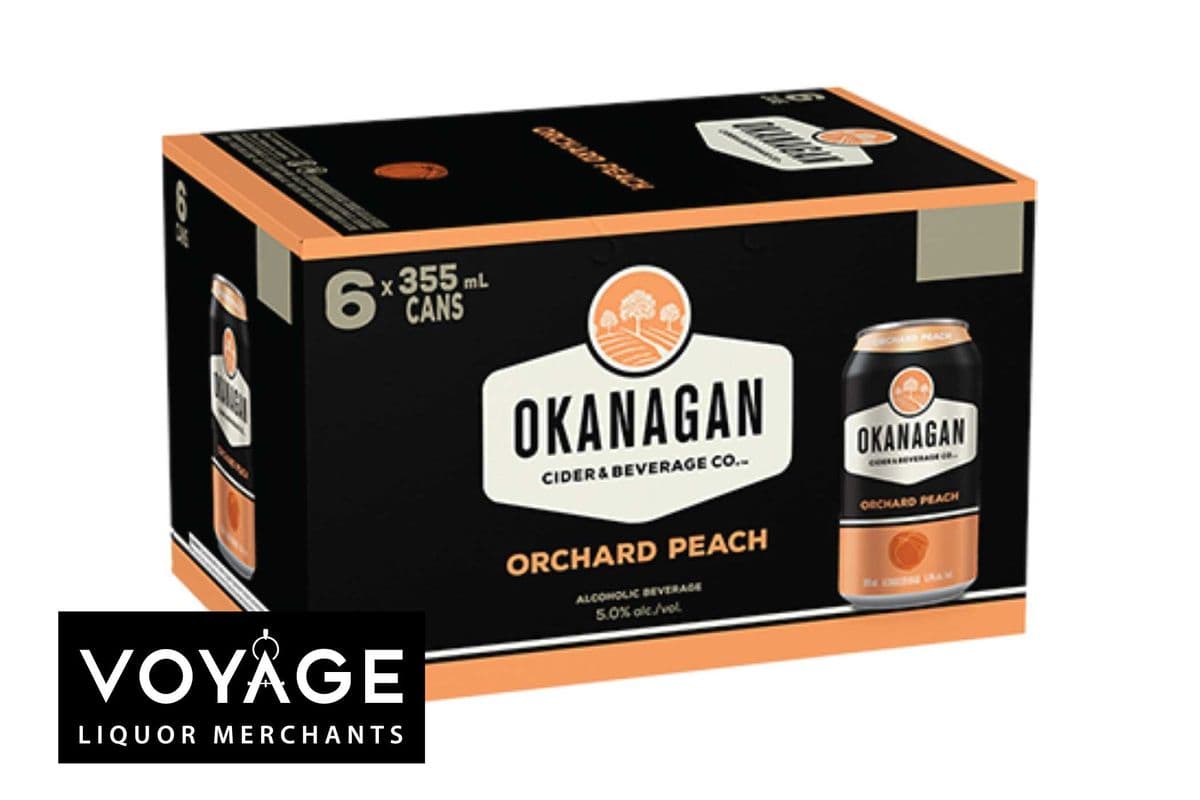 Okanagan Orchard Peach Cider (6 x 355 ml)