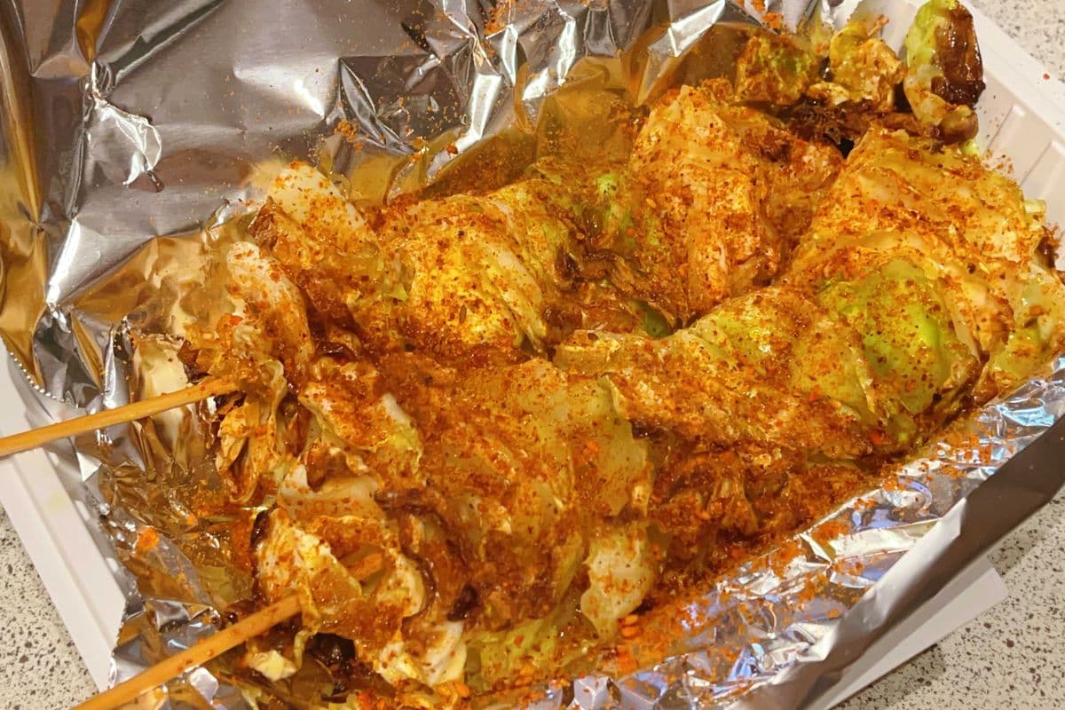 19. Grilled Chinese Cabbage 烤高丽菜