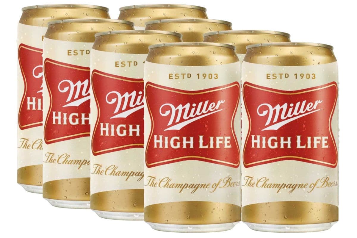 Miller High Life (8 Cans) (8 x 355 mL)