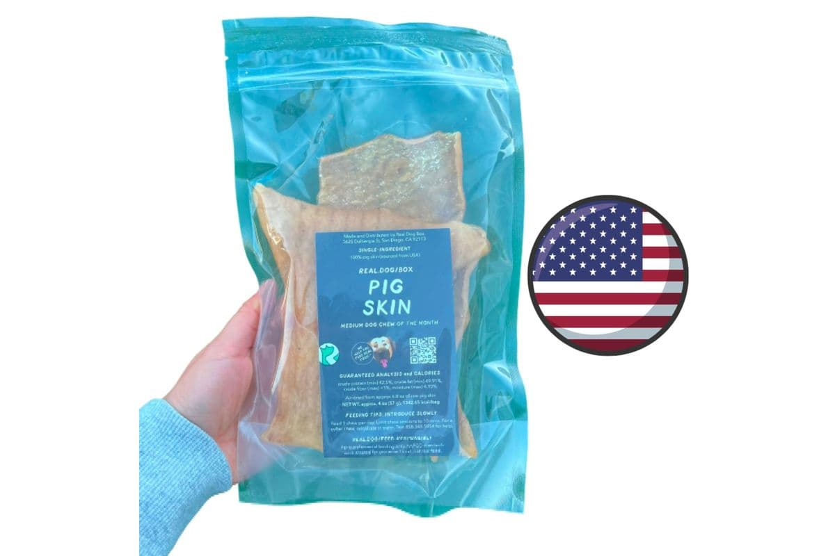 Real Dog Box Pig Skin Dog Treats