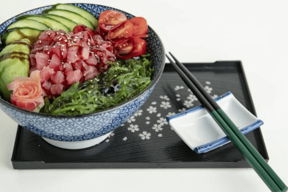 Tuna Avocado with Sushi Rice