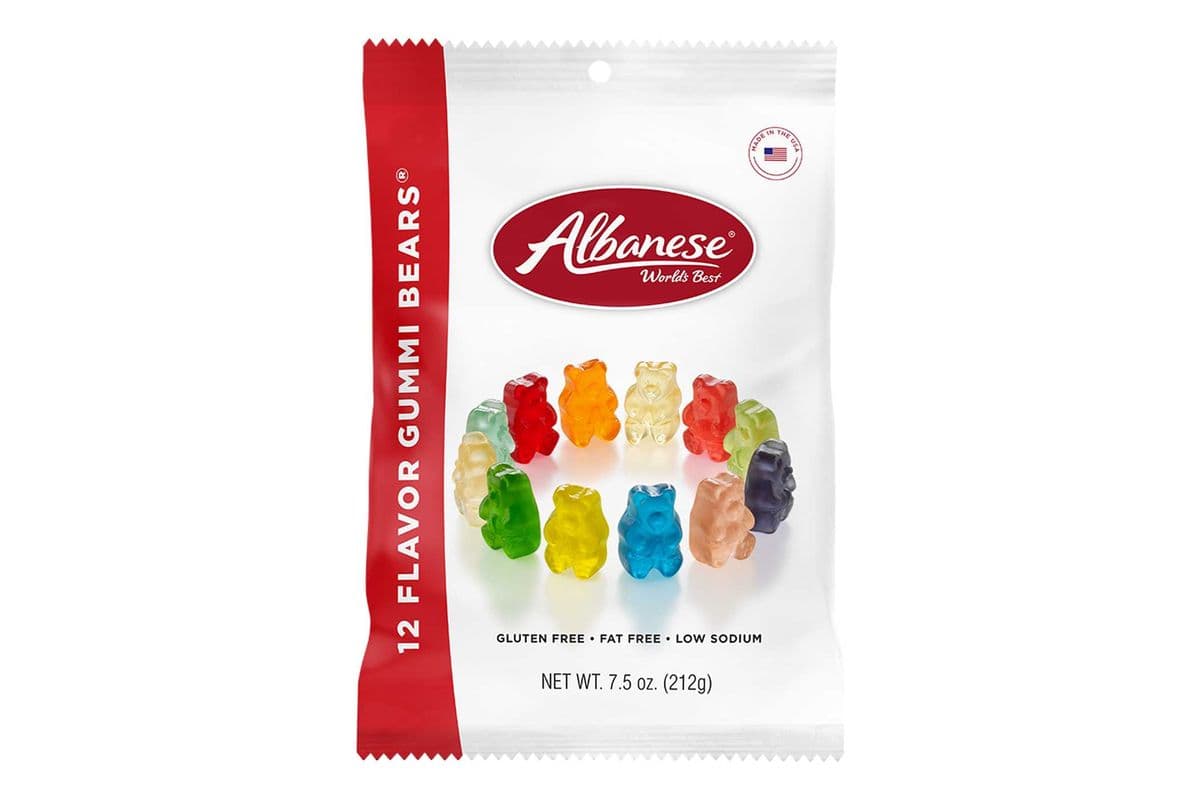 Albanese 12 Flavour Gummy Bears (212 Grams)