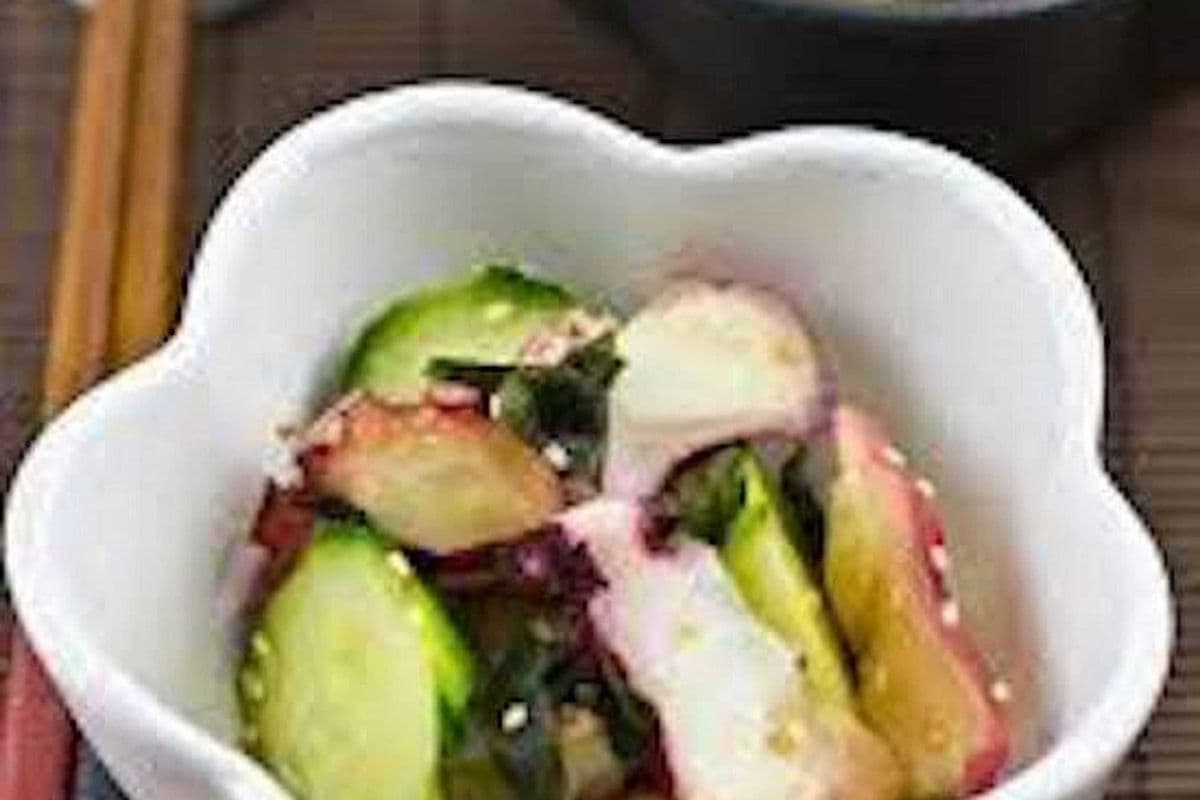 Octopus Sunomono Salad