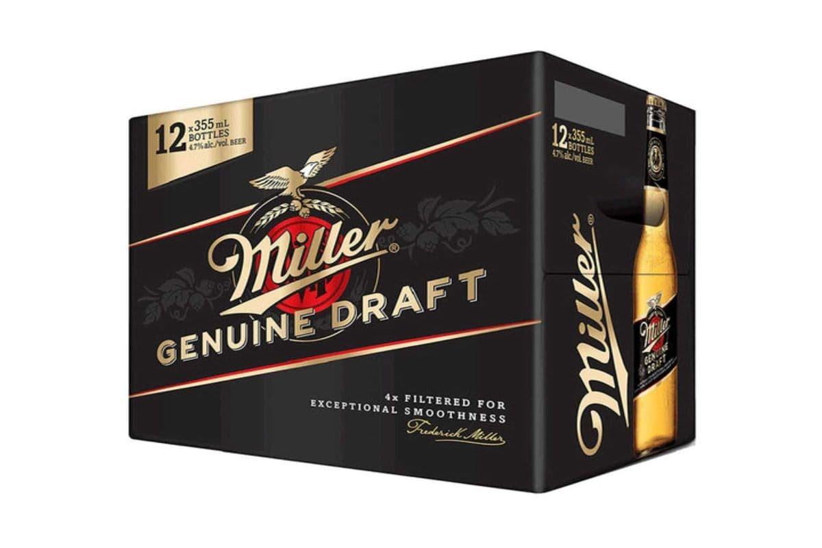 Miller Gen Draft 12 Bottles (12 x 341 ml Bottle)