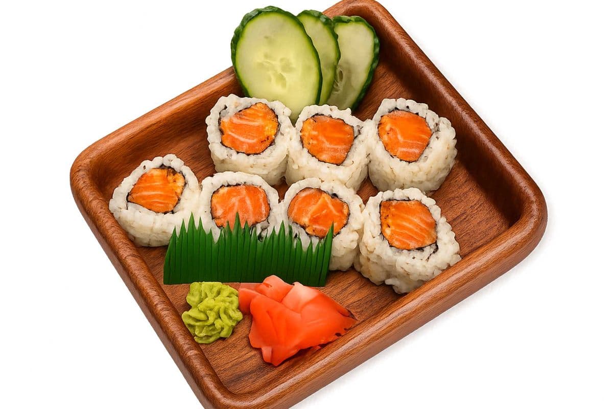 Crispy Spicy Salmon Roll (6 pcs)