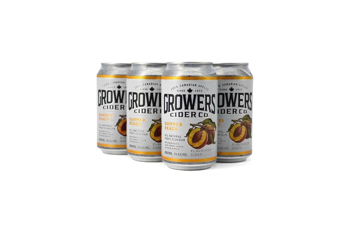 Growers Cider Summer Peach (6-Pack) (6 x 330ml)