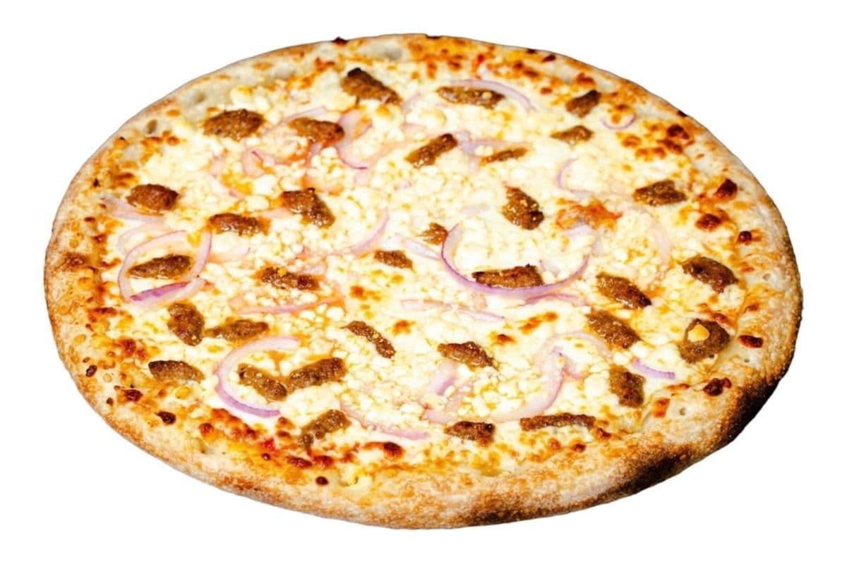 Greek Sausage Pizza