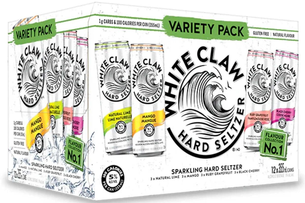 WHITE CLAW VARIETY 12PACK No.2 (1 X 12*355ML) (1 x 355)