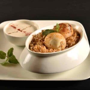 Egg Roast Biryani