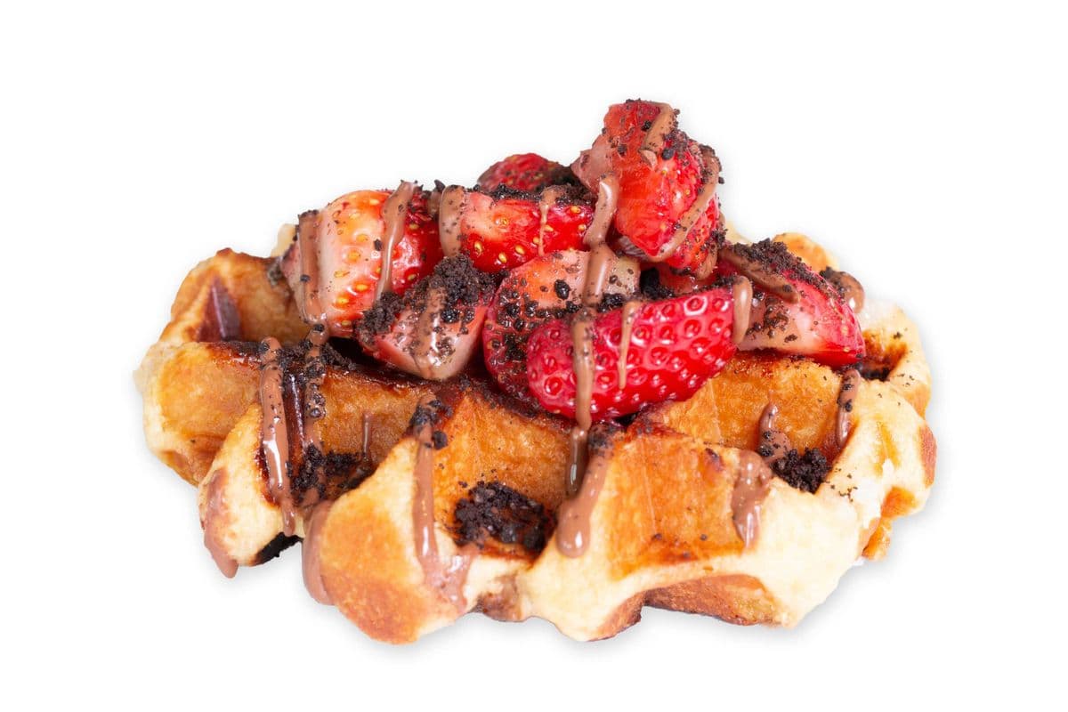 Gaufre choco fraises