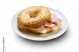 Ham and Cheese Bagel