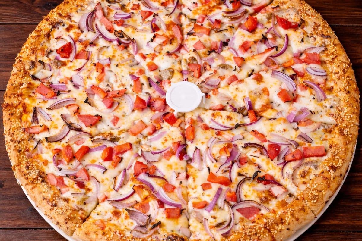 1. Donair Delight Pizza -8" Mini