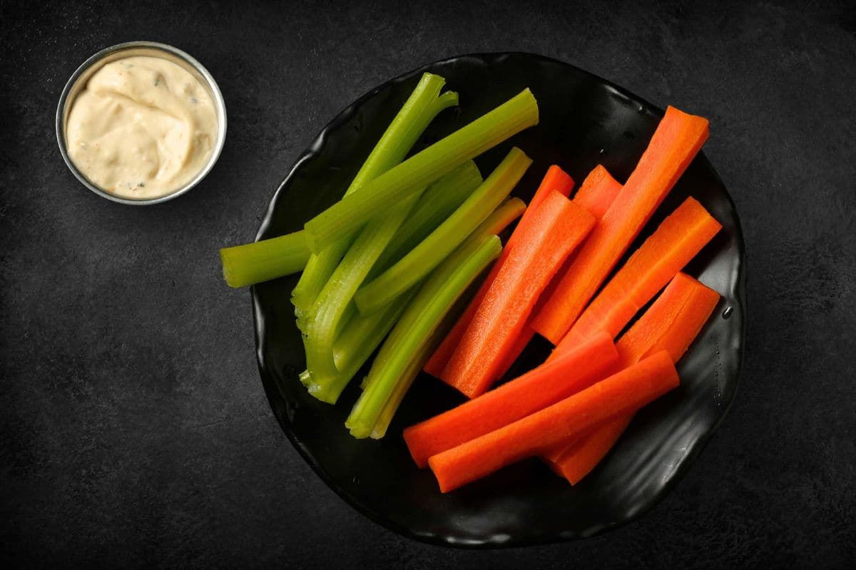 Carrot and Celery with One Dip