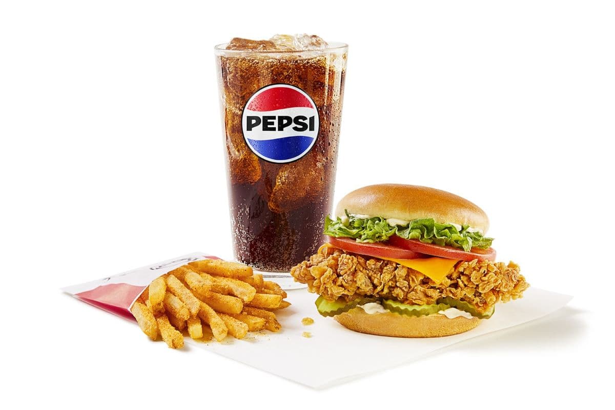 Deluxe Famous Chicken Sandwich Combo