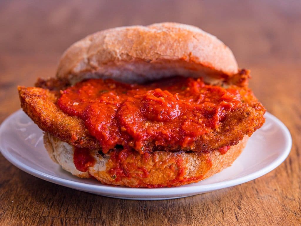 Breaded Veal Sandwich