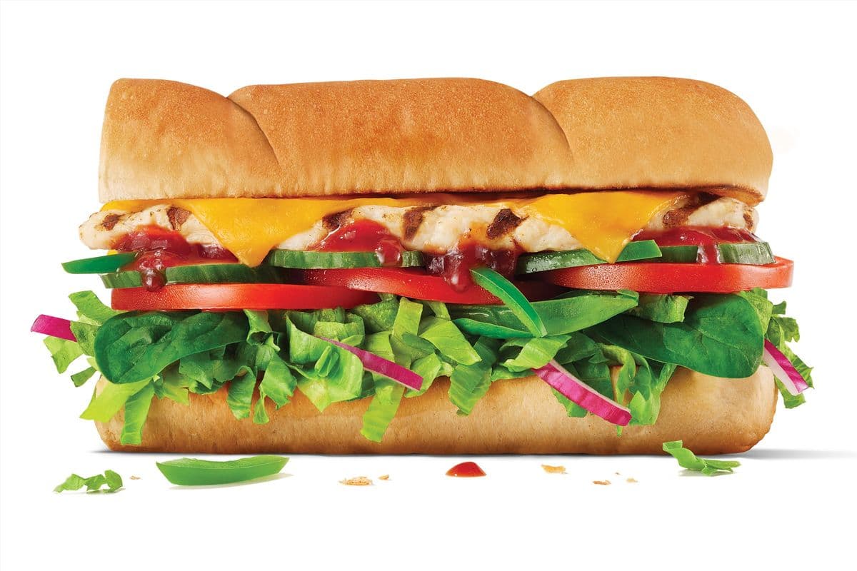 6" Stampede BBQ Grilled Chicken Sub (330 Cals)