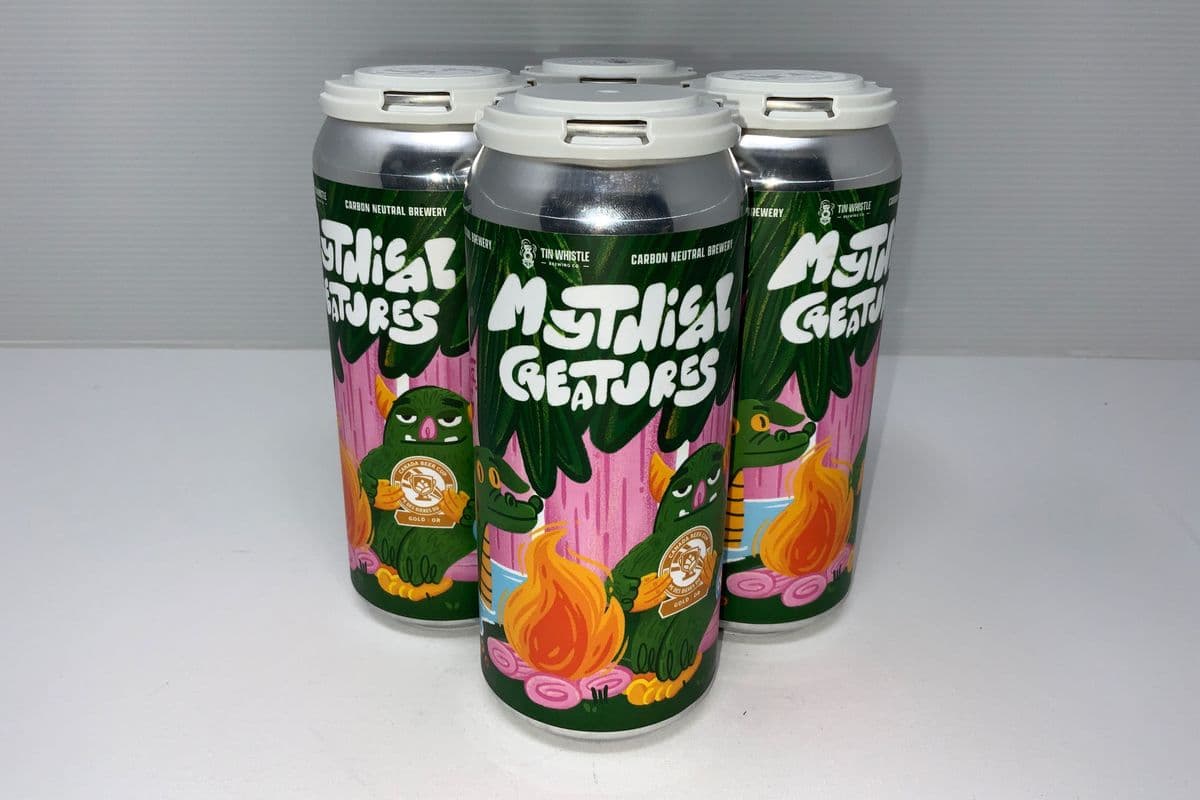 TIN WHISTLE -MYTHICAL CREATURES (4 x 473ml)