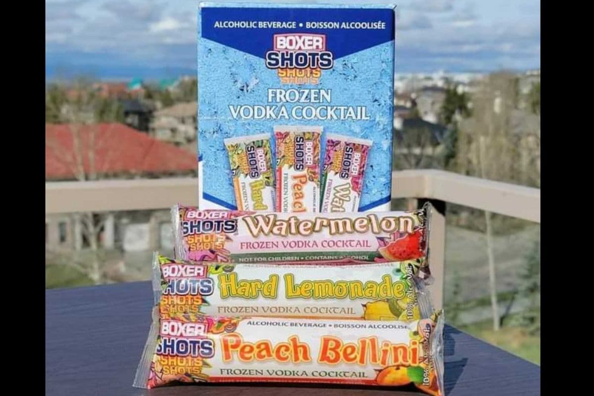 Boxer Shots FROZEN Vodka Cocktails (12 Pack Box) (12 x 100 mL)