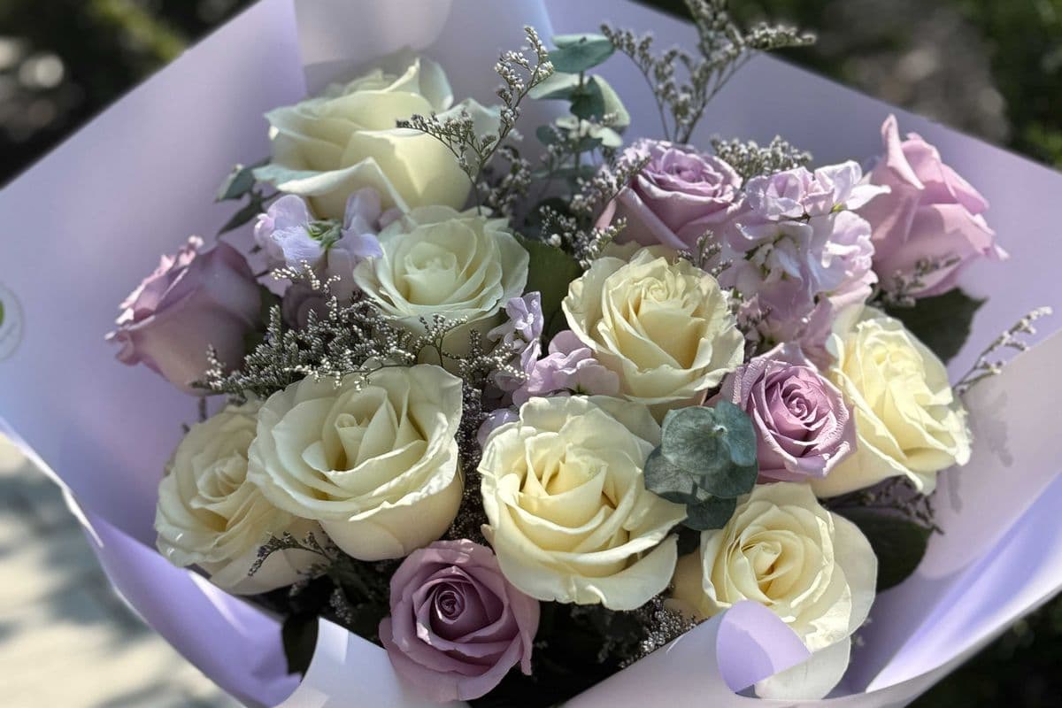 Elegance in Lavender & Ivory