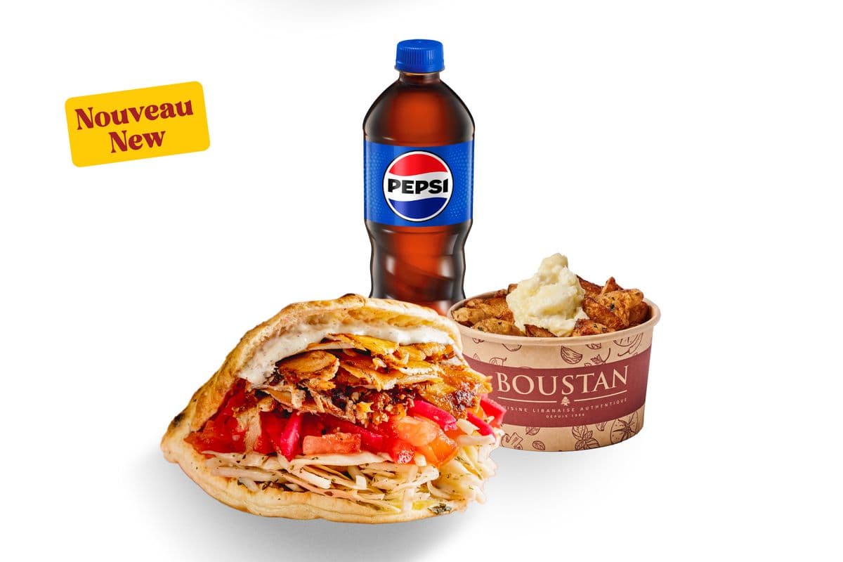 Trio Pita Cuit au Four Poulet