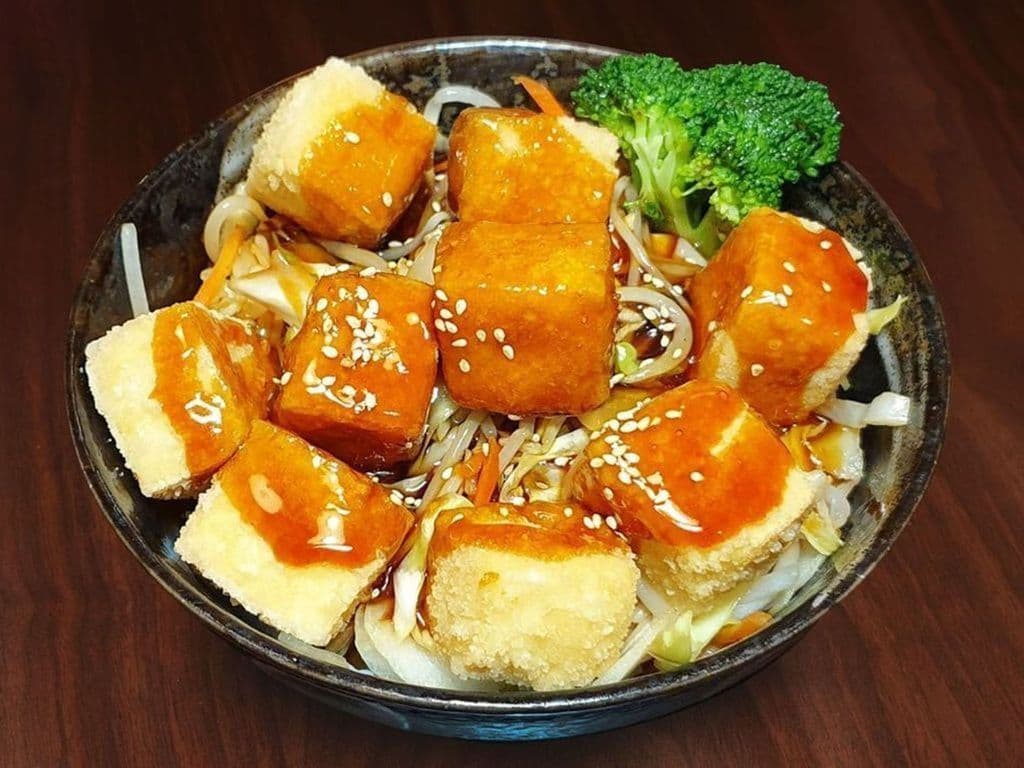 Agedashi Tofu Teriyaki Don