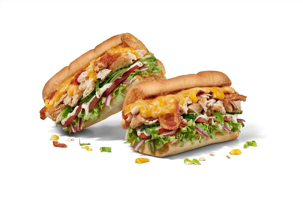 #5 Chicken Rancher Footlong Sub (1100 Cals)