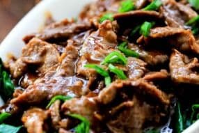 136. Beef with Gai Lan