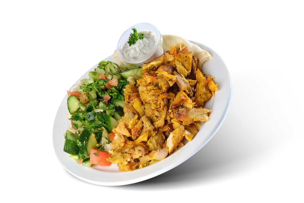 chicken shawarma salad