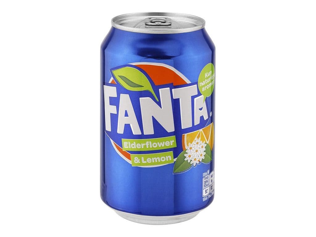 Fanta Shokata Elderflower and Lemon Floral Citrus Soda 330ml Pop Can