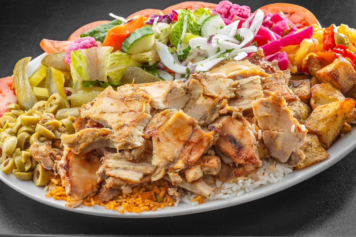Assiette Shawarma Poulet / Chicken Shawarma Plate
