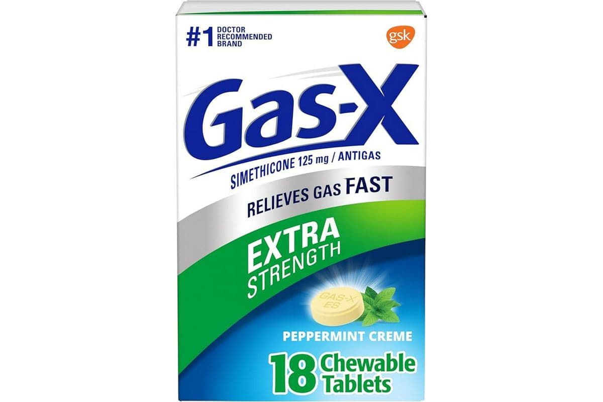 Gas-X Extra Strength Peppermint Chewable Tablets (18 ct)