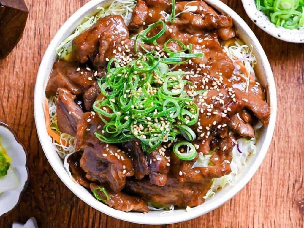 Beef TeriYaki Don