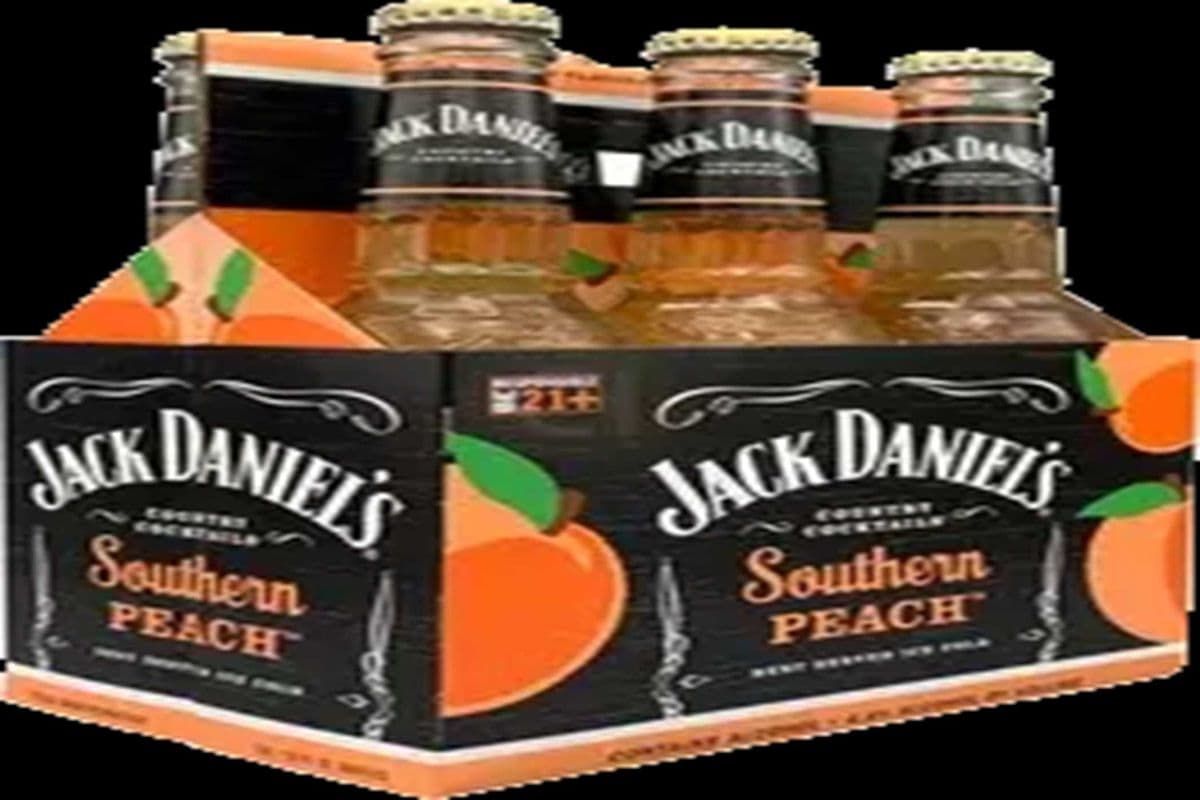 791184. JD COUNTRY COCKTAILS- SOUTHERN PEACH 6PK (1 x 6pb)
