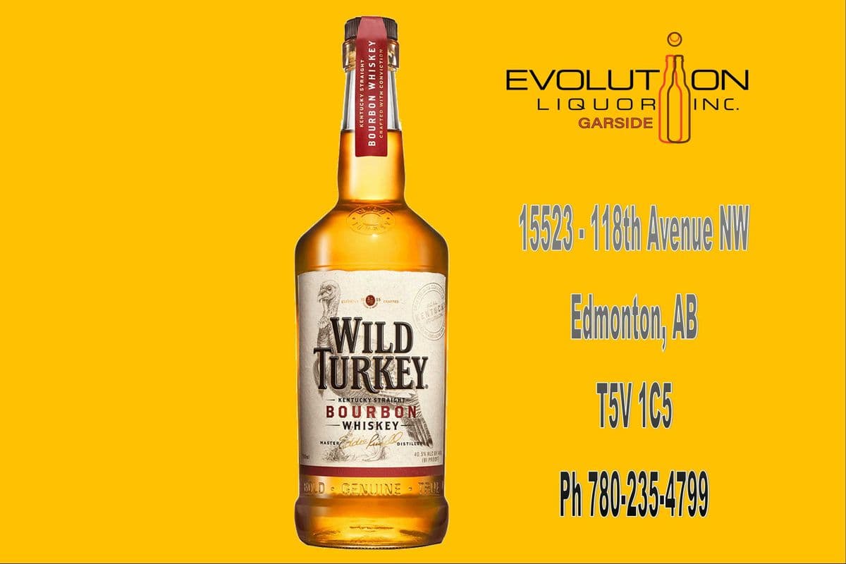 Wild Turkey Kentucky Straight Bourbon Whiskey 0750G (1 x 750ml Glass Bottle)
